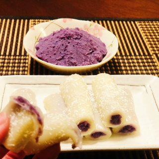 紫薯糯米凉糕-条头糕...