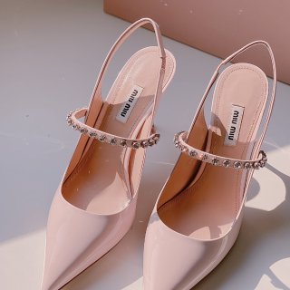 🌈挑战5⃣️粉色miumiu水晶鞋...