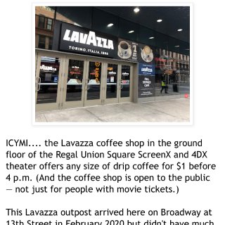 Lavazza每天將為顧客提供一杯1美元...