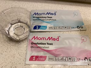 MomMed排卵验孕试纸试剂盒测试