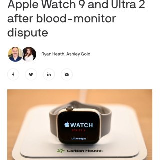 突发！苹果停售Apple Watch 9...
