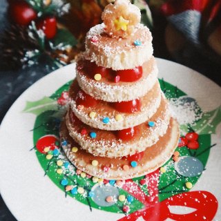 圣诞小甜点-圣诞树松饼...