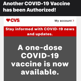 CVS｜一劑式的J&J疫苗，你有興趣嗎？...