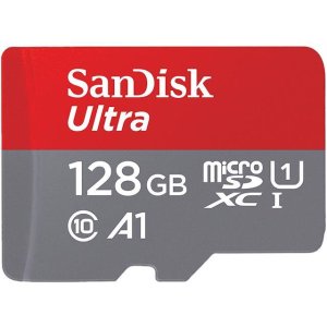 Sandisk Ultra 128GB Micro SDXC UHS-I Card with Adapter
