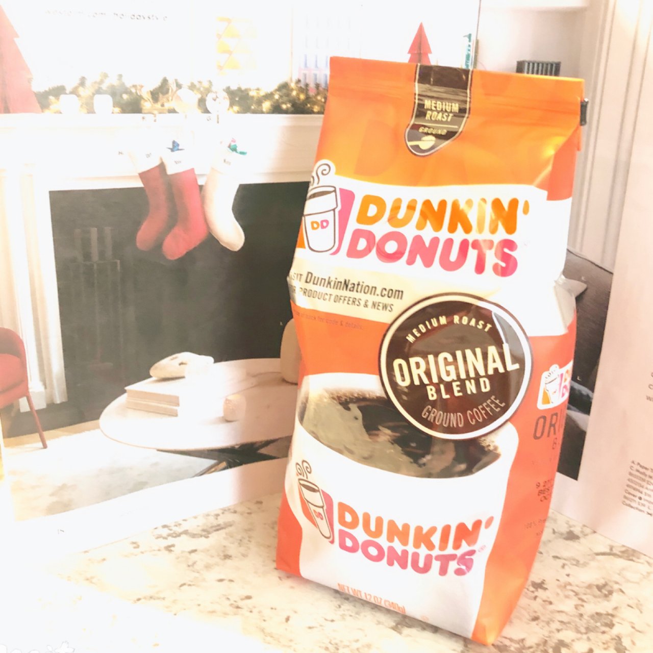 Dunkin Donuts的研磨咖啡粉...