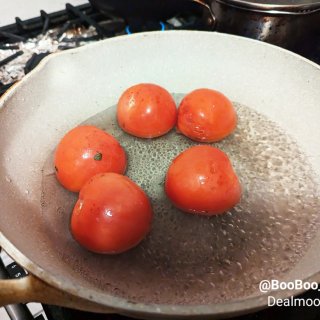 不放调味料的番茄土豆鸡蛋汤...