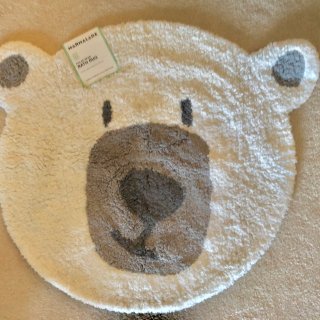 Marmalade™ 25-Inch x 29-Inch Polar Bear Bath Rug in White/Grey | Bed Bath & Beyond