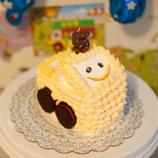  ᵕ̈ ᑋᵉᑊᑊᵒ小汽车🚗生日蛋糕～比普...