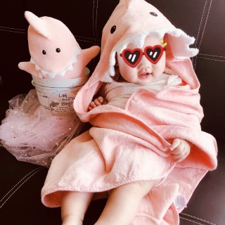 【微众测】Baby Aspen新生儿浴巾...