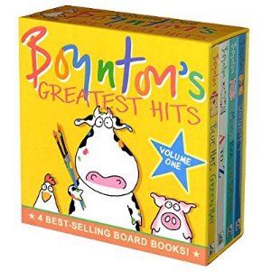 Boynton's Greatest Hits: Volume 1/Blue Hat, Green Hat; A to Z; Moo, Baa, La La La!; Doggies (Boynton Board Books)