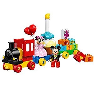 LEGO DUPLO系列 10597 米奇和米妮的生日游行火车积木套装 25块
