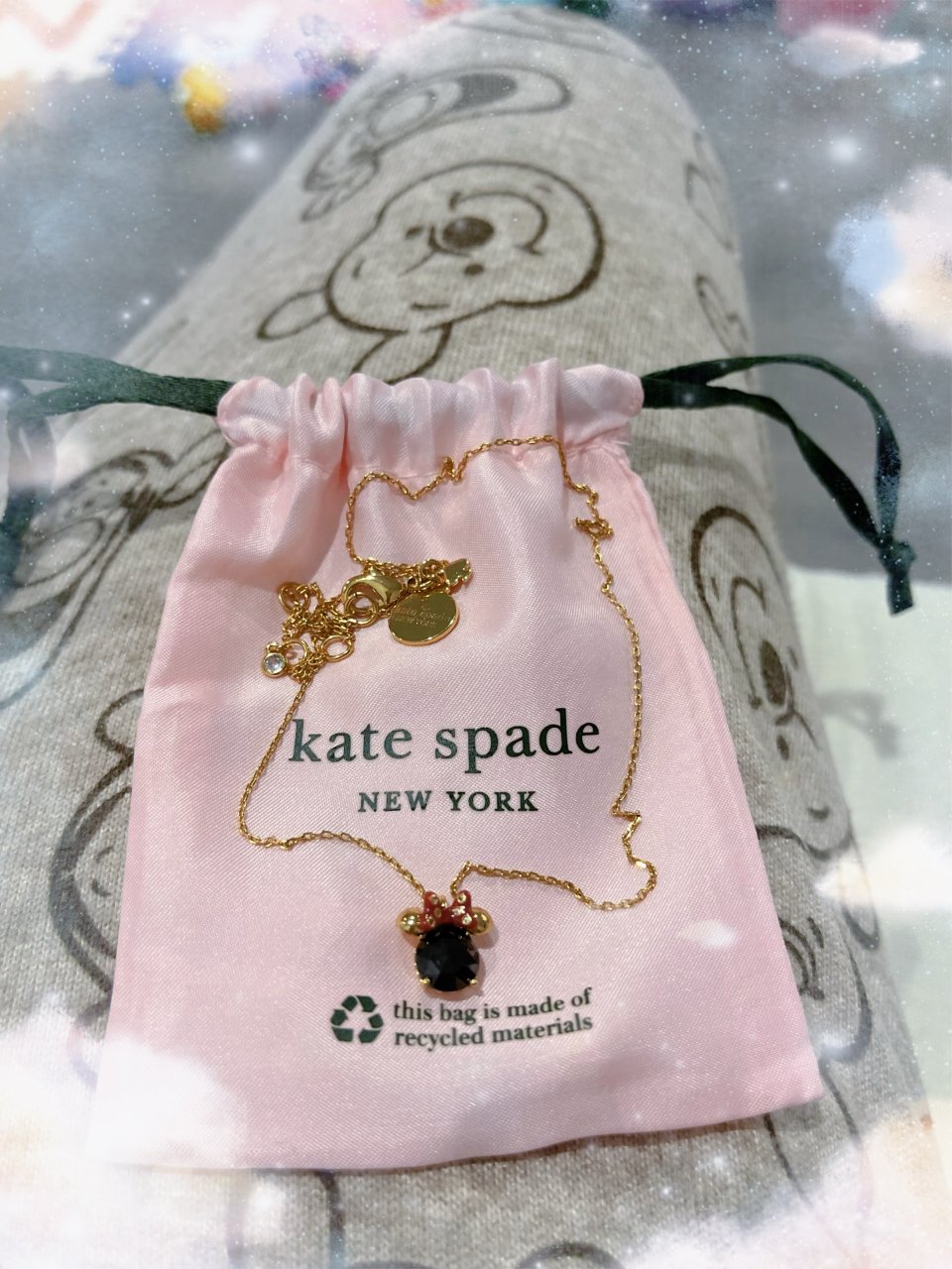 Disney X Kate Spade New York Minnie Pendant Necklace | Kate Spade New York