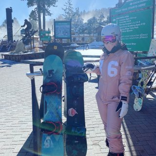第一次滑雪🏂打卡成功 今年的感恩节在大熊...