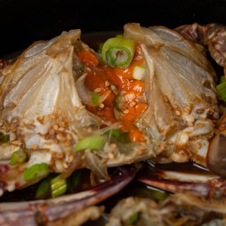 超好吃的韩国酱蟹🦀️狭义～...