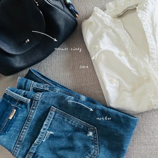 【初秋Ootd】白衬衫牛仔裤我能穿一辈子...