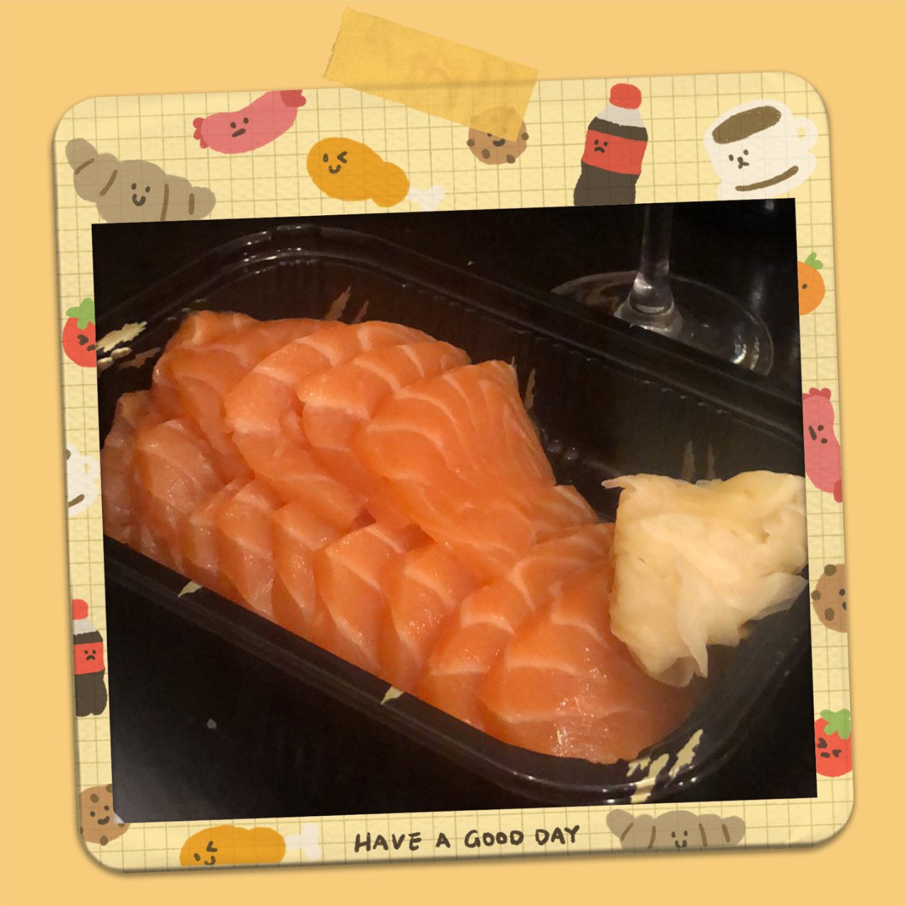 ❸三文鱼sashimi
