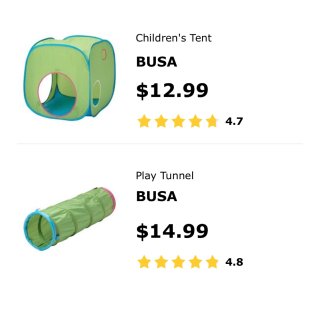 BUSA玩具帐篷+隧道...