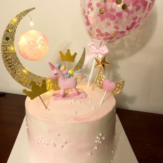 粉色木马｜亲手做的蛋糕...