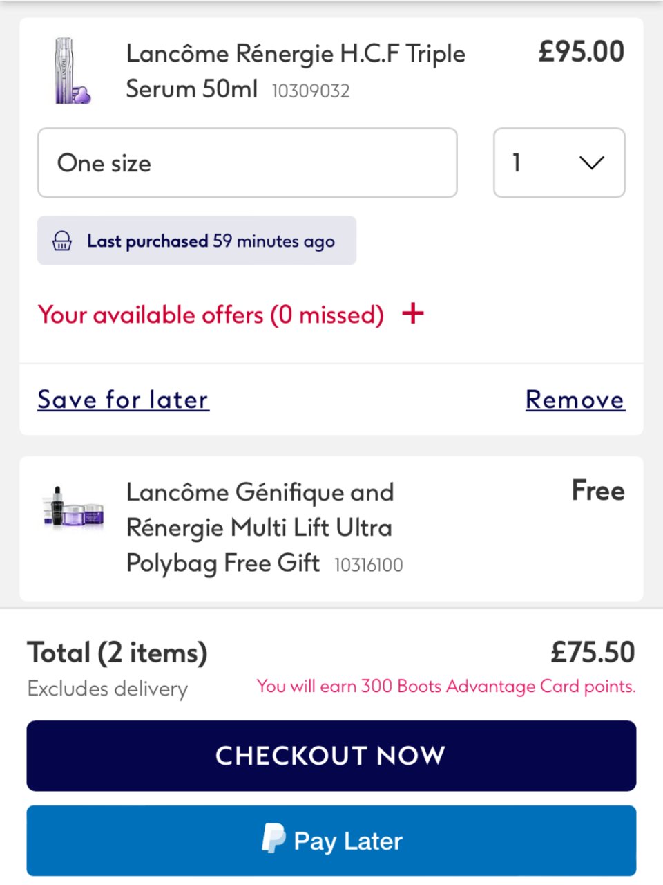 Lancôme新品再降价...