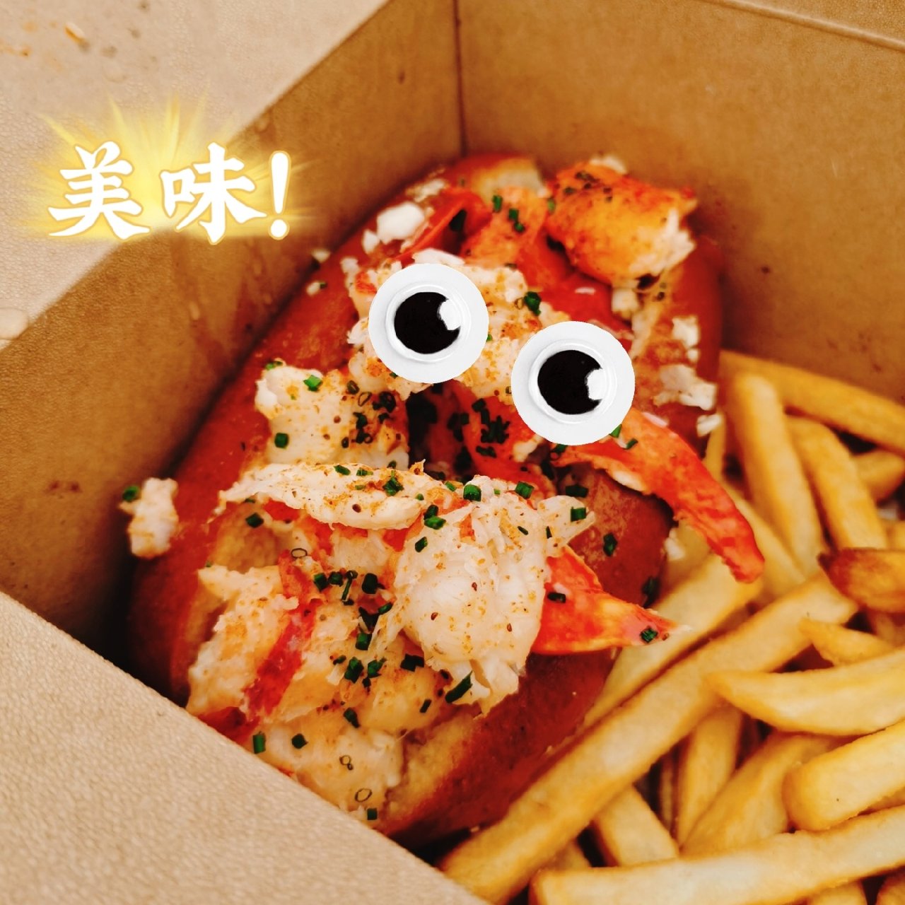 西雅图👏网红lobster roll果然...