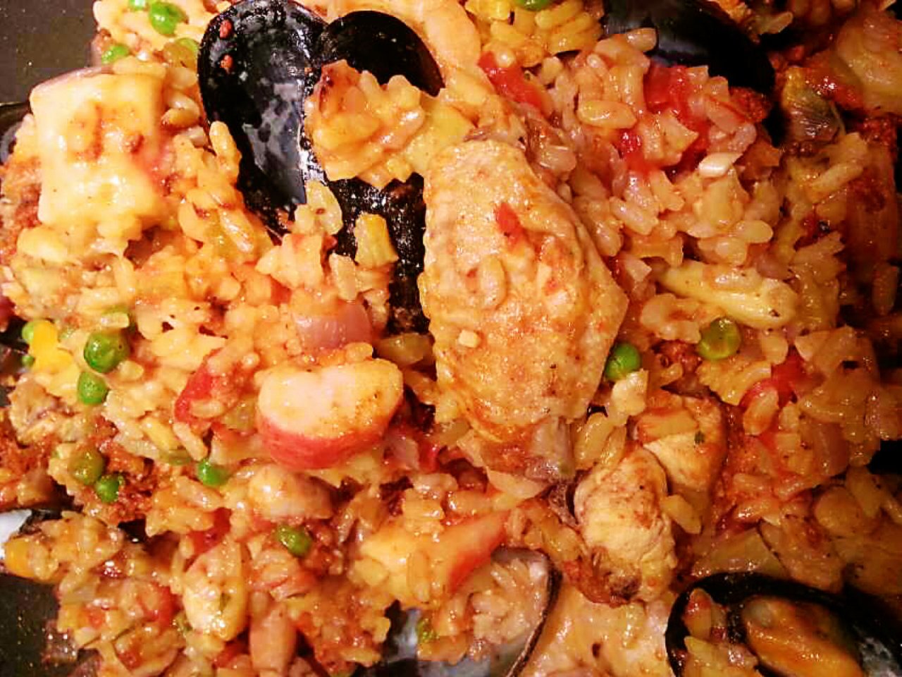 家喻户晓的西班牙paella海鲜烩饭✨✨
