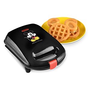 Disney DCM-9 Mickey Mini Waffle Maker, Black: 松饼机