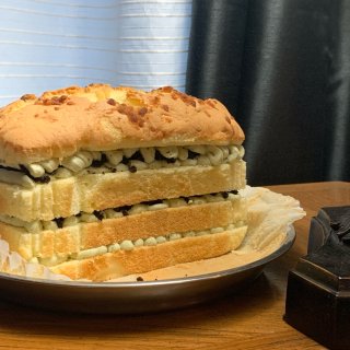 新年第一个“半手工”蛋糕🍰：抹茶奶酪奥利...
