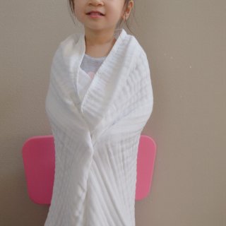 Dimora纱布浴巾,装个女神样,微众测,柔软舒适