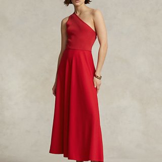 Hybrid One-Shoulder Cocktail Dress | Ralph Lauren