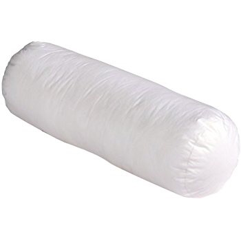 Amazon.com: Newpoint 100-Percent Cotton 6 by 16 Neckroll Pillow Pairs, White: Home & Kitchen 纯棉护颈枕（两只装）