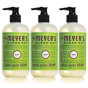 Mrs. Meyer's Liquid hand soap, Apple, 12.5 Fluid Ounce (Pack of 3)