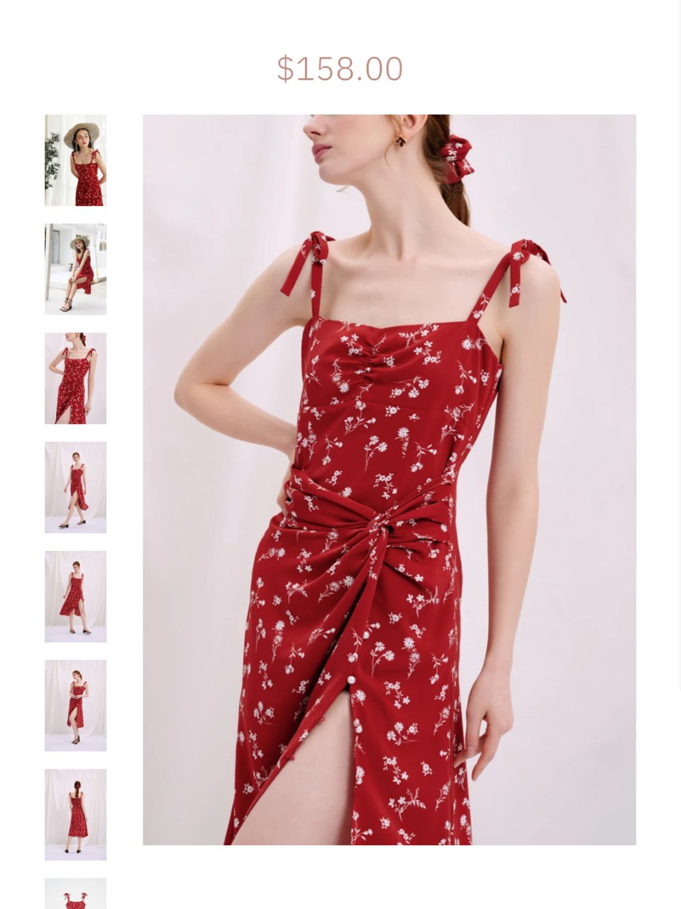 Petite Fashion - Lorraine Dress - Red Floral – Petite Studio