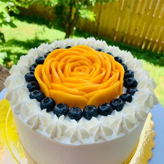 芒果花蛋糕