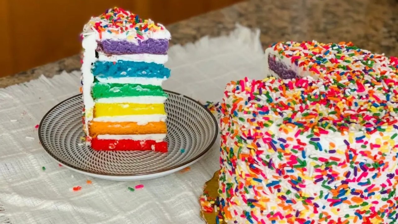 SD | 开箱纽约百年甜点店的经典彩虹蛋糕🌈