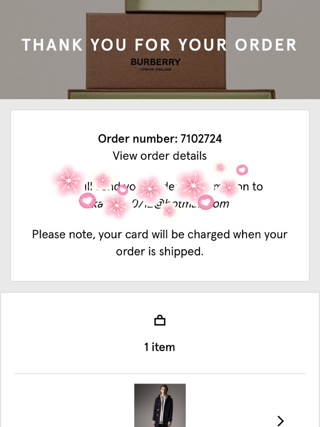 Burberry 外套😍