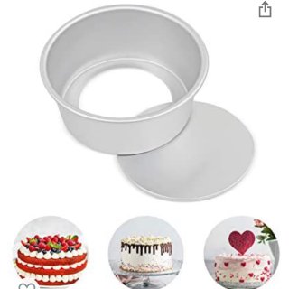 Round Cake Pan With Removable Bottom Chiffon Cake Pan 6 Inch: Kitchen & Dining