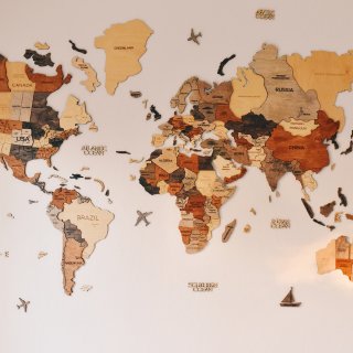 最酷的世界地图墙｜小众家居分享🌍...