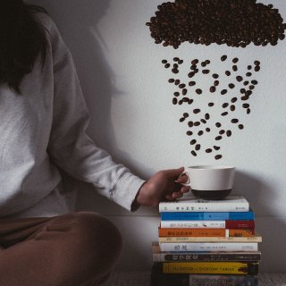创意咖啡照片|用咖啡豆画画☕️...