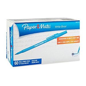 Paper Mate Write Bros 蓝色圆珠笔60支