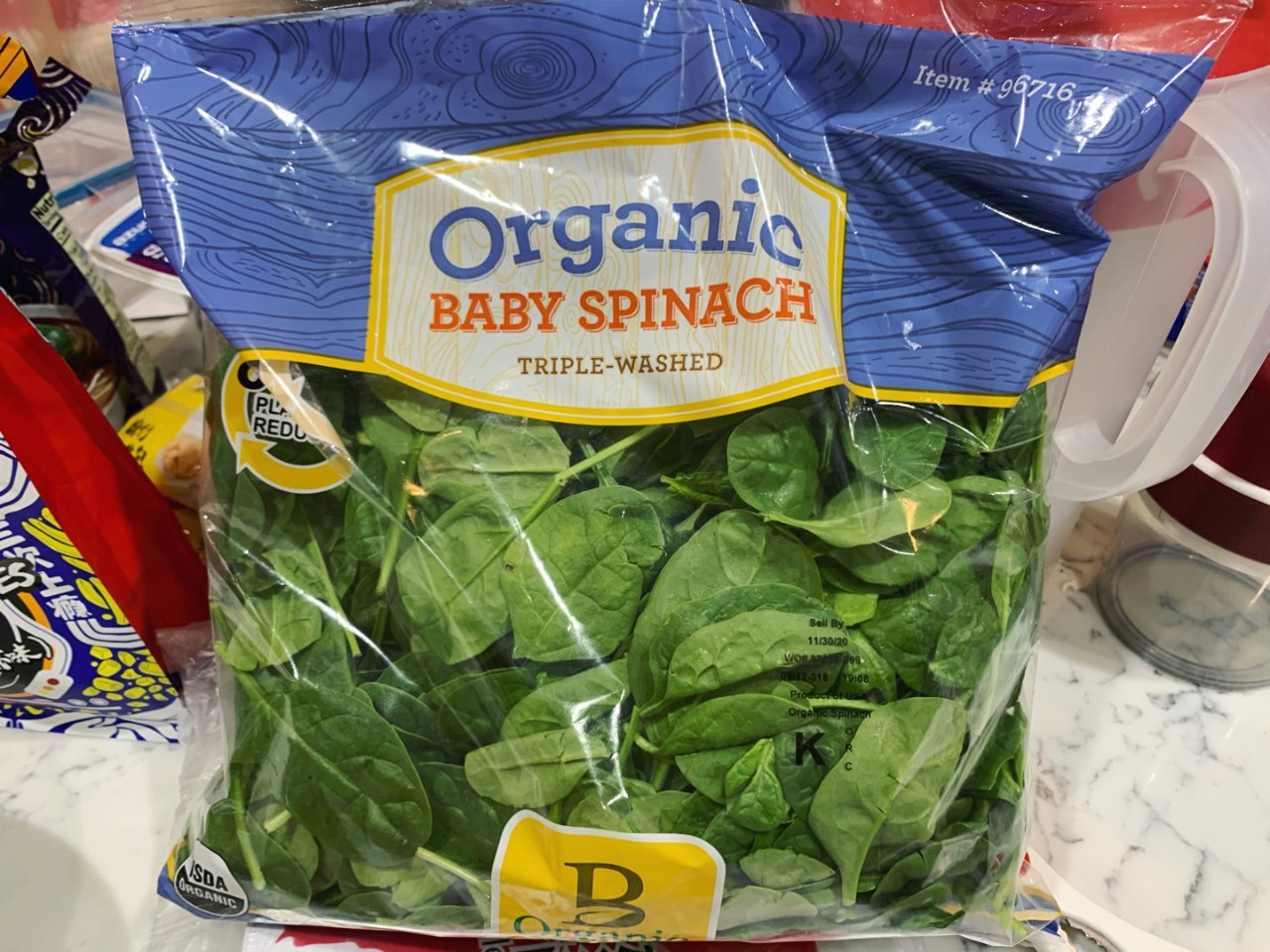 Baby spinach 