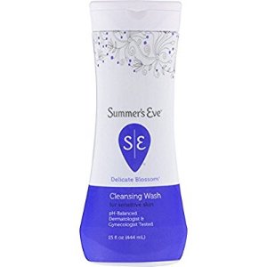Summer's Eve Delicate Blossom Feminine Wash For Sensitive Skin Cleanser Women, 15 Ounce