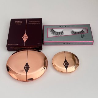 Airbrush Flawless Finish Setting Powder | Charlotte Tilbury,House of Lashes x Sephora Collection False Lash - SEPHORA COLLECTION | Sephora,雾光小金盘蜜粉饼 4号色