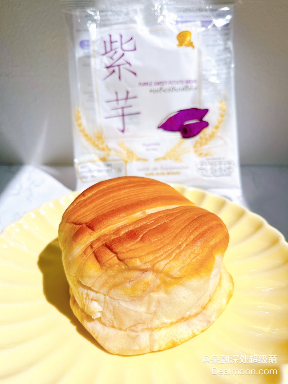 YAMI 亚米,D-plus,泰国D-PLUS 天然酵母 紫芋面包 75g