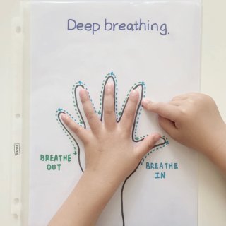 视觉呼吸练习💚4个帮助孩子平静的小游戏...