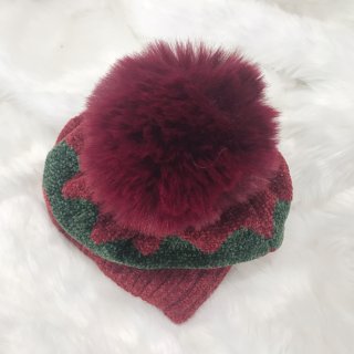 圣诞🎄不能少/冬日里的保暖红色帽子....