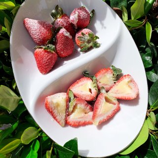 ㊙️半分钟教会你草莓的神仙吃法🍓草莓炼奶...