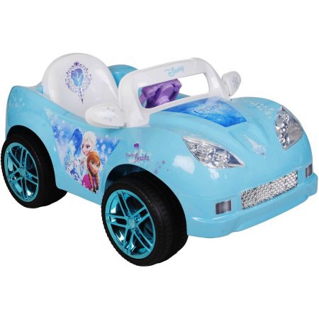 Disney Frozen 敞篷电动汽车玩具