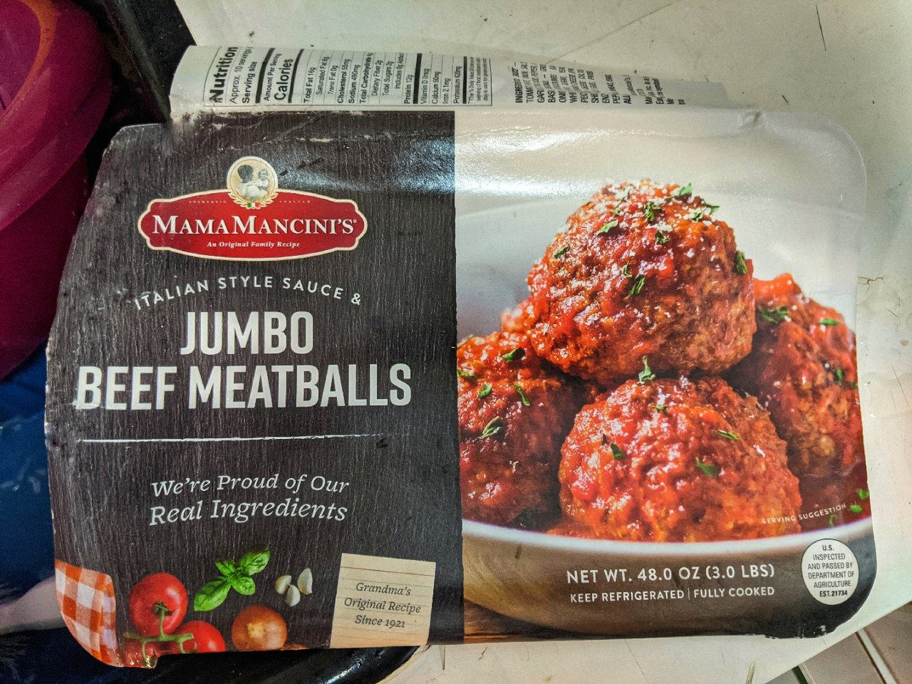 Costco,Jumbo meatballs