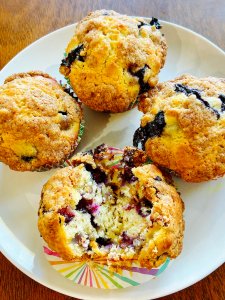 简单好吃的Blueberry Muffins!