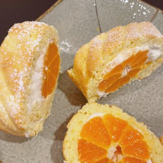 牛牛的高颜值甜品｜饼干蛋糕橘子卷🍊...